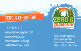 Zero G Chamonix Board and Bike